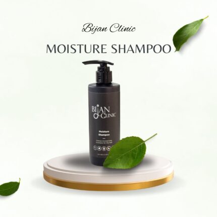 Bijan Clinic Moisture Shampoo bottle – vegan, sulphate-free formula for dry hair
