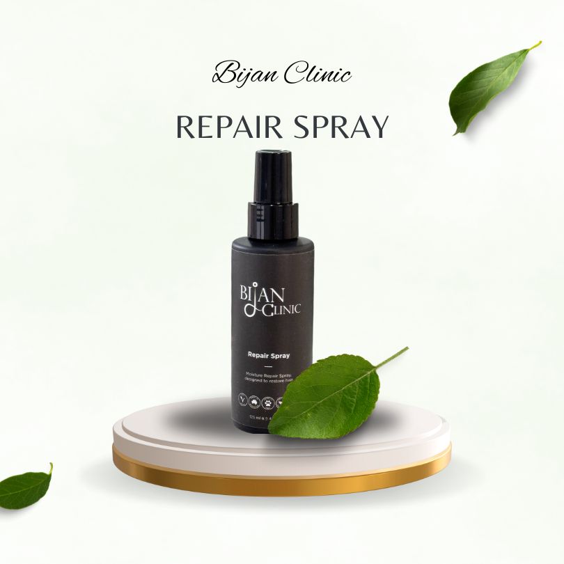 3 Bijan Clinic Repair Spray bottle – lightweight vegan hair repair formula with UV protection